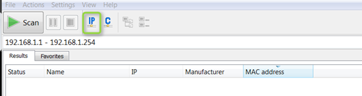 advanced ip scanner not showing mac address